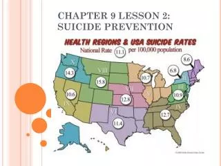 CHAPTER 9 LESSON 2: SUICIDE PREVENTION