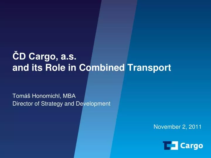 d cargo a s and its role in combined transport