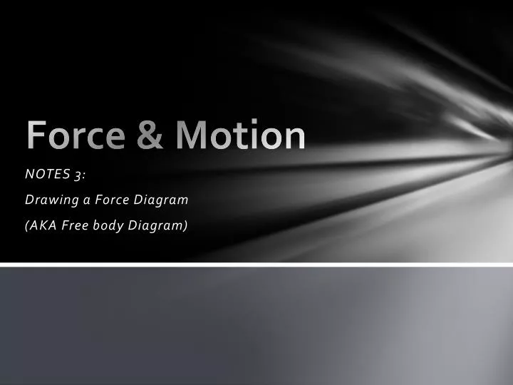 force motion