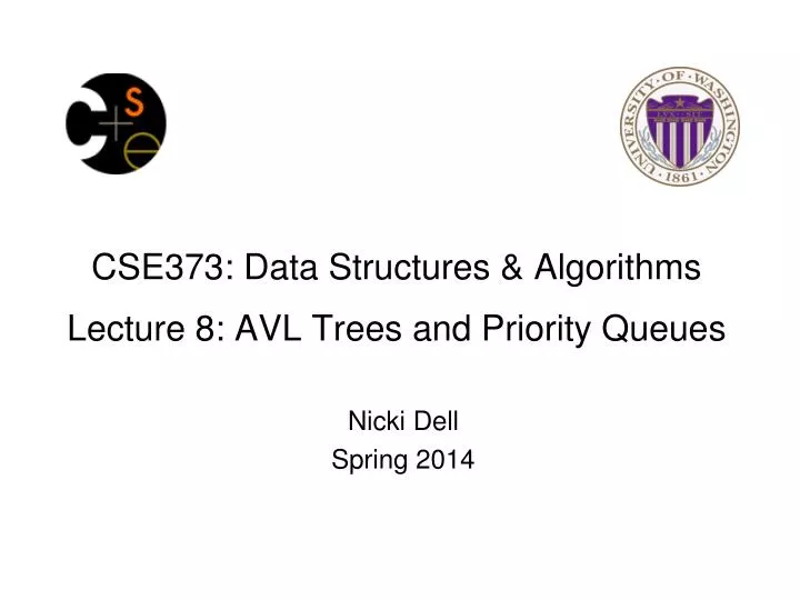 cse373 data structures algorithms lecture 8 avl trees and priority queues