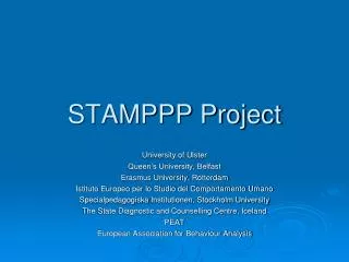 STAMPPP Project