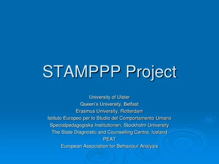 stamppp project