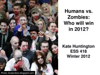 Humans vs. Zombies: Who will win in 2012?