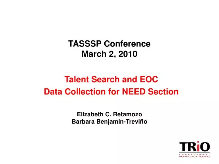 tasssp conference march 2 2010
