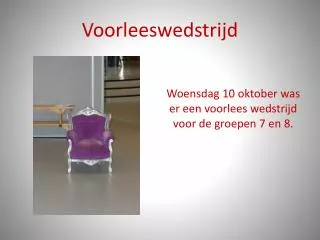voorleeswedstrijd