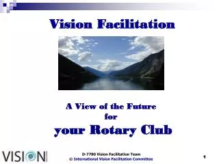 A View of the Future for your Rotary Club