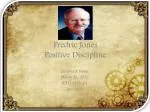 Fredric Jones Positive Discipline - slide 1
