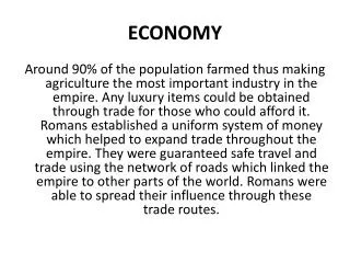 economy