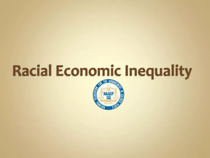 racial economic inequality