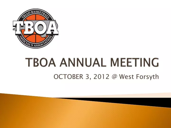 tboa annual meeting