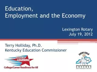 Education, Employment and the Economy