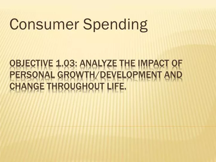 consumer spending