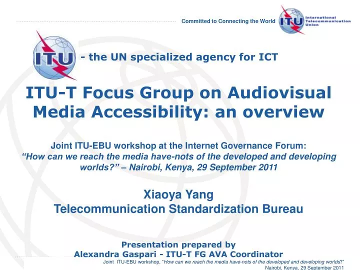 the un specialized agency for ict