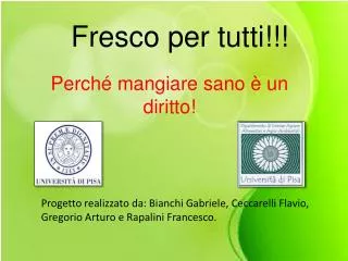 fresco per tutti