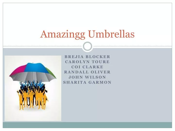 amazingg umbrellas
