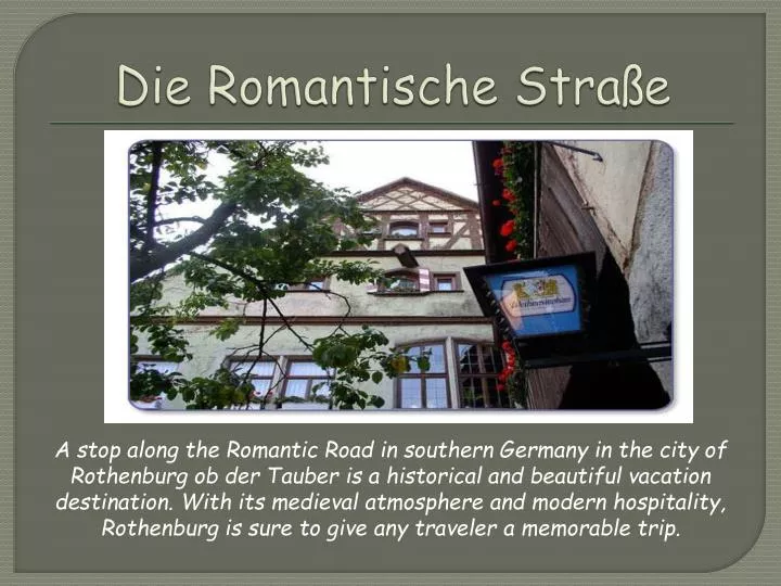 die romantische stra e