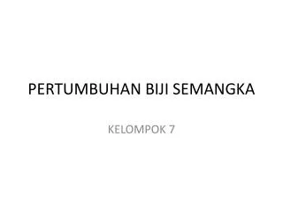 pertumbuhan biji semangka