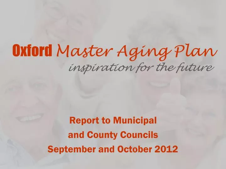 oxford master aging plan