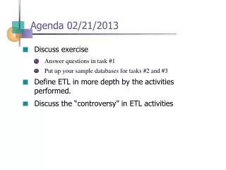 Agenda 02/21/2013