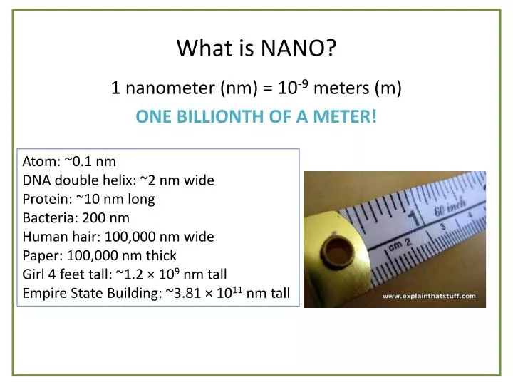 what is nano