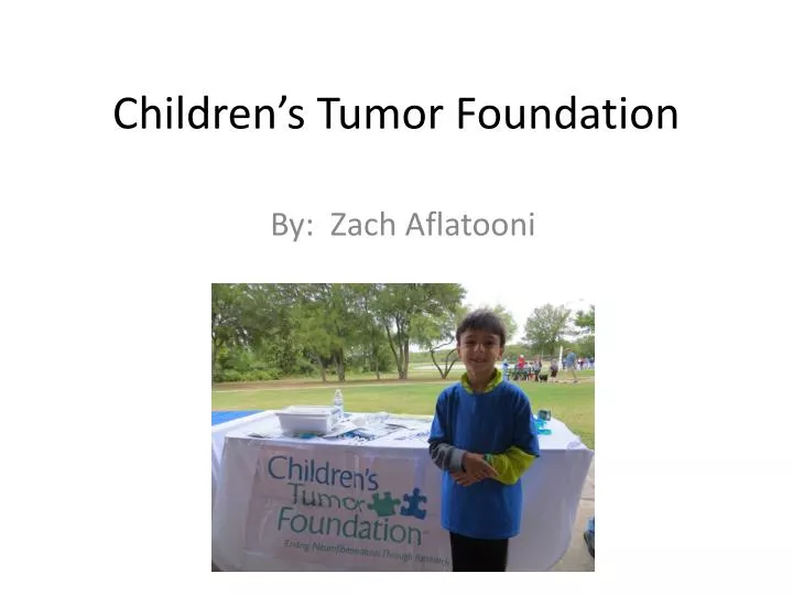 children s tumor foundation