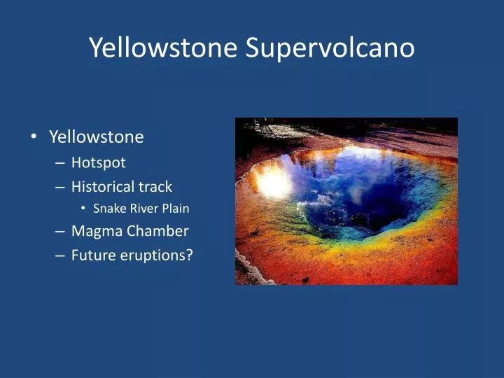 yellowstone supervolcano