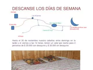 DESCANSE LOS DÍAS DE SEMANA