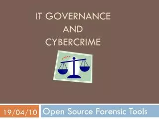 IT Governance And Cybercrime