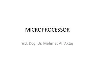 MICROPROCESSOR