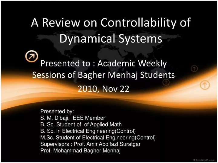 a review on controllability of dynamical systems