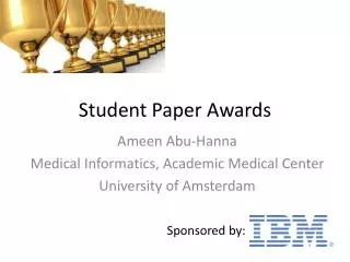 Student Paper Awards