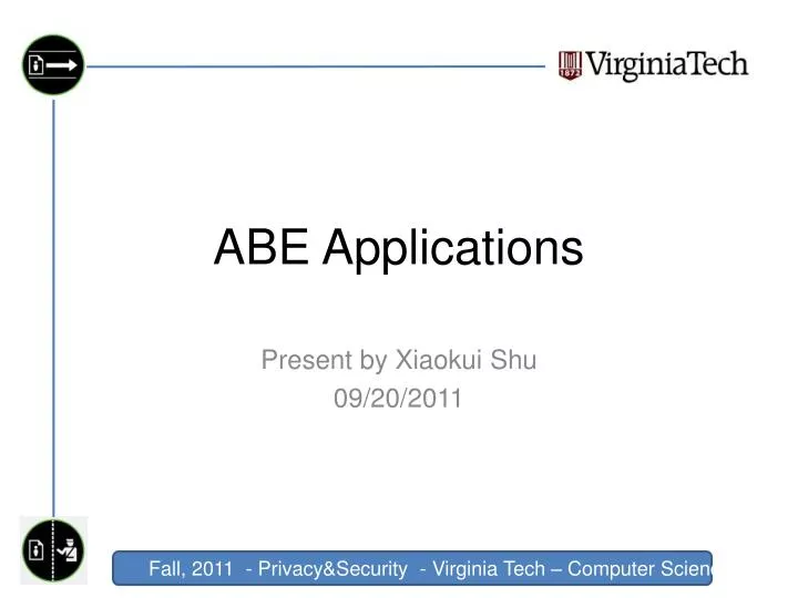 abe applications