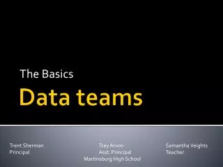 Data teams