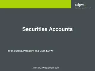 Securities Accounts