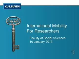 International M obility For R esearchers