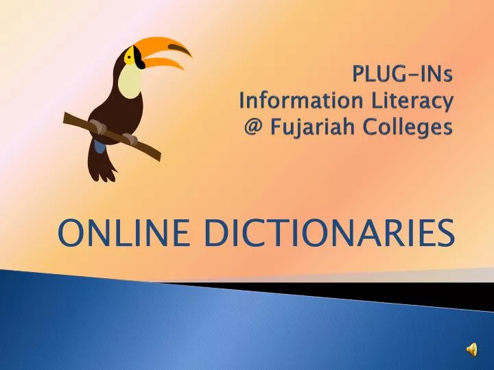 plug ins information literacy @ fujariah colleges