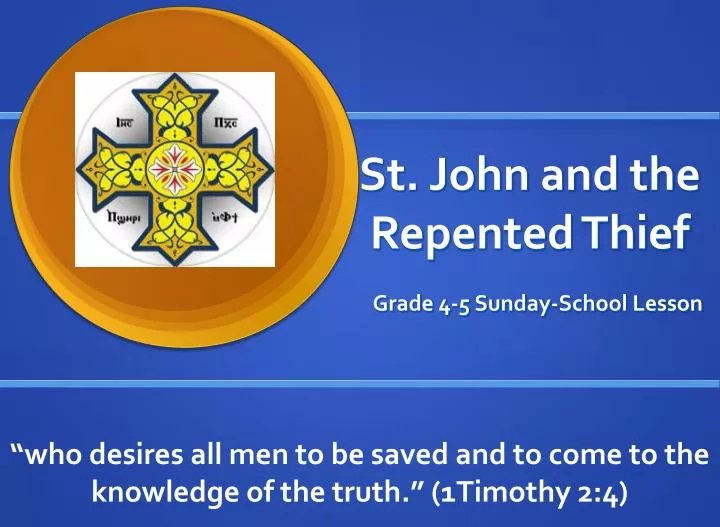 st john and the repented thief