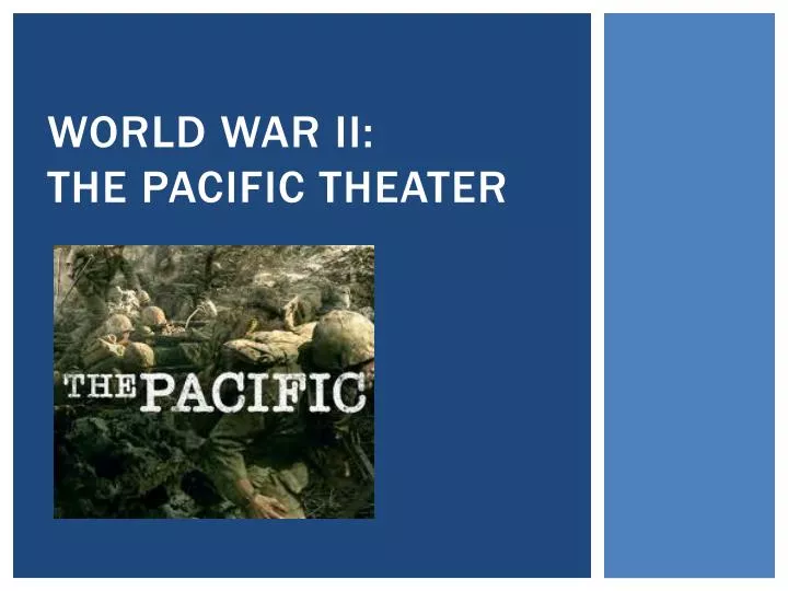 world war ii the pacific theater