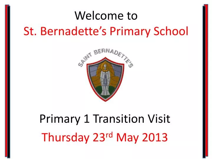 welcome to st bernadette s primary school