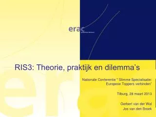 ris3 theorie praktijk en dilemma s