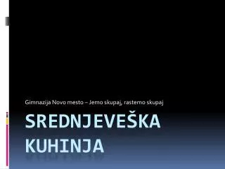 gimnazija novo mesto jemo skupaj rastemo skupaj