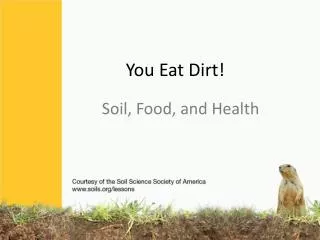 You Eat Dirt!