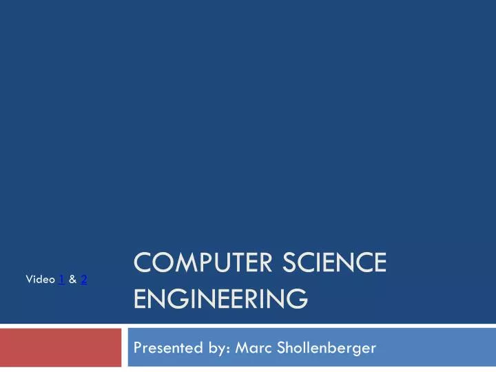 computer science engineering