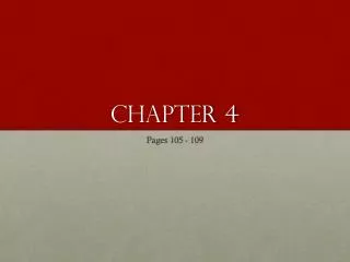 Chapter 4