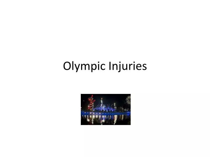 olympic injuries
