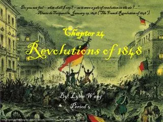 Chapter 24 Revolutions of 1848