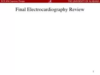Final Electrocardiography Review
