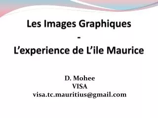 les images graphiques l experience de l ile maurice