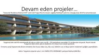 devam eden projeler