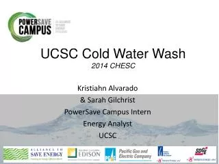 UCSC Cold Water Wash 2014 CHESC